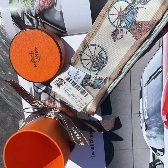 Hermès Twilly Amand Blue New - Picture 2 of 2